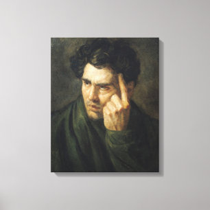 Porträt von Lord Byron Leinwanddruck