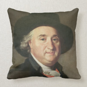 Porträt von Lorenzo di Credi, 1488 (Öl auf Platte) Kissen