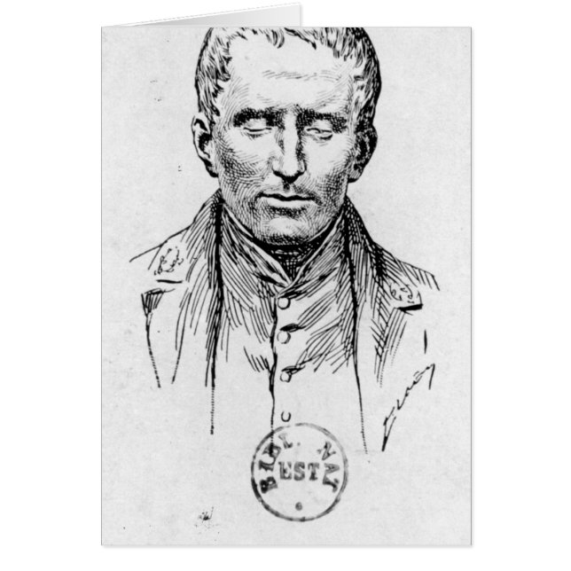Porträt von Louis Braille (Vorne)