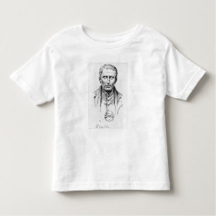 Porträt von Louis Braille Kleinkind T-shirt