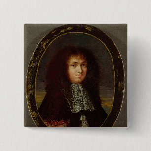 Porträt von Louis XIV Button