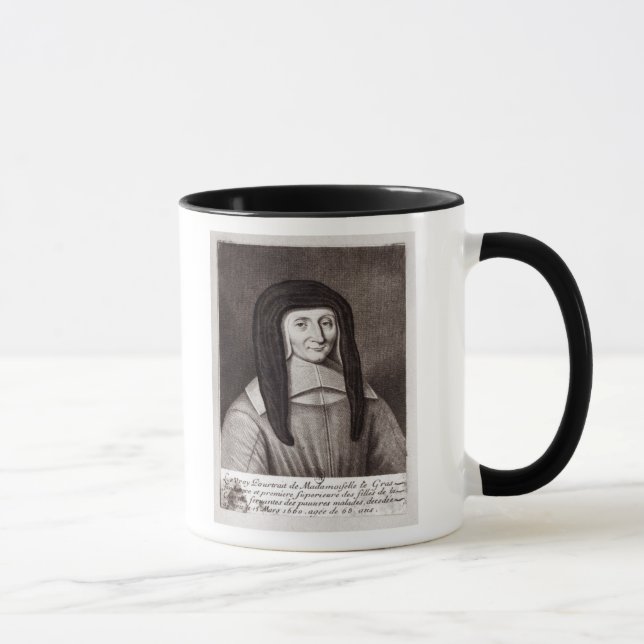 Porträt von Louise de Marillac Tasse (Rechts)