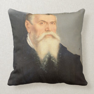 Porträt von Lucas Cranach das Älteste (1472-1553 Kissen
