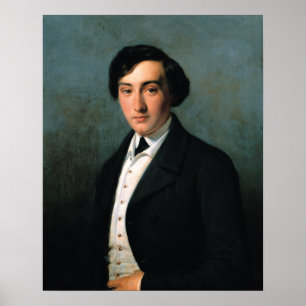 Porträt von Lucien Petipa 1849 Poster