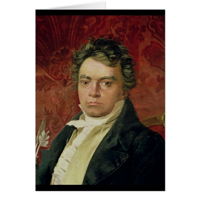 Porträt von Ludwig van Beethoven (Vorne)