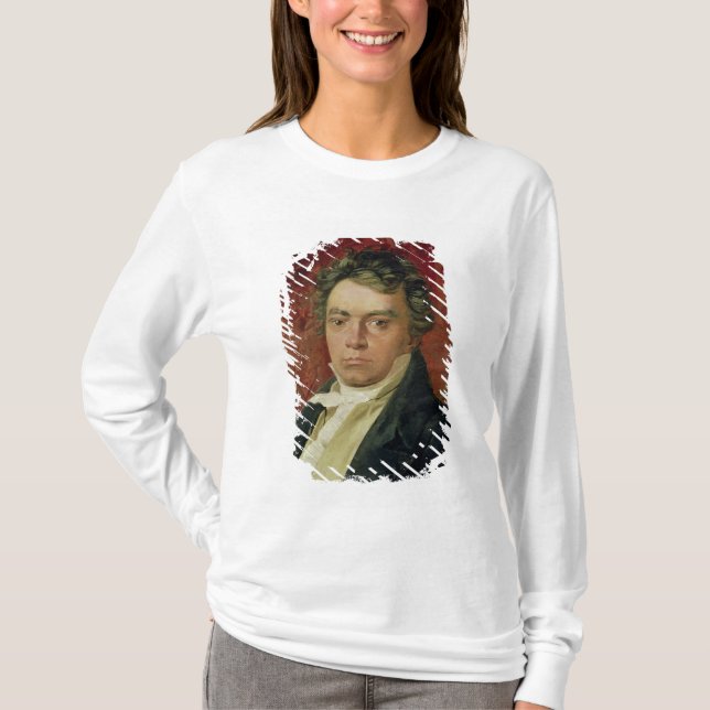 Porträt von Ludwig van Beethoven T-Shirt (Vorderseite)