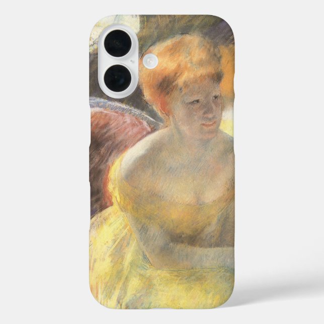 Porträt von Lydia an der Oper von Mary Cassatt Case-Mate iPhone Hülle (Rückseite)