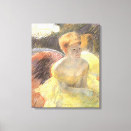 Porträt von Lydia an der Oper von Mary Cassatt Leinwanddruck