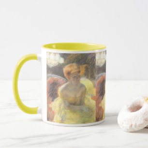 Porträt von Lydia bei der Oper von Mary Cassatt Tasse