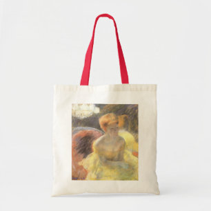 Porträt von Lydia bei der Oper von Mary Cassatt Tragetasche