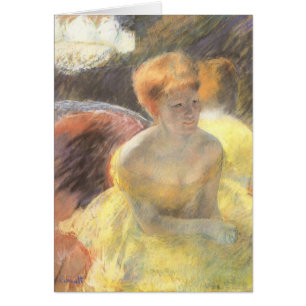 Porträt von Lydia in der Oper von Mary Cassatt