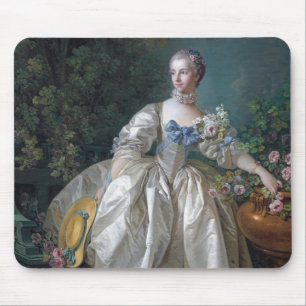 Porträt von Madame Bergeret, Boucher Mousepad