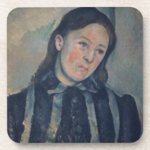 Porträt von Madame Cezanne mit gelöstem Haar, 189 Untersetzer
