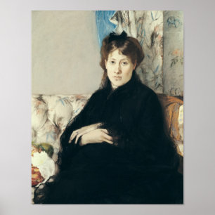 Porträt von Madame Edma Pontillon 1871 Poster