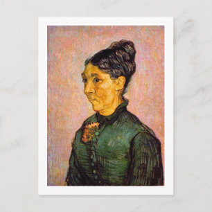 Porträt von Madame Trabuc, Van Gogh Fine Art Postkarte