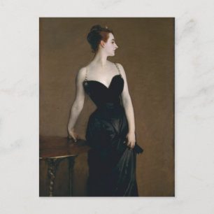 Porträt von Madame X von John Singer Sargent, 1884 Postkarte