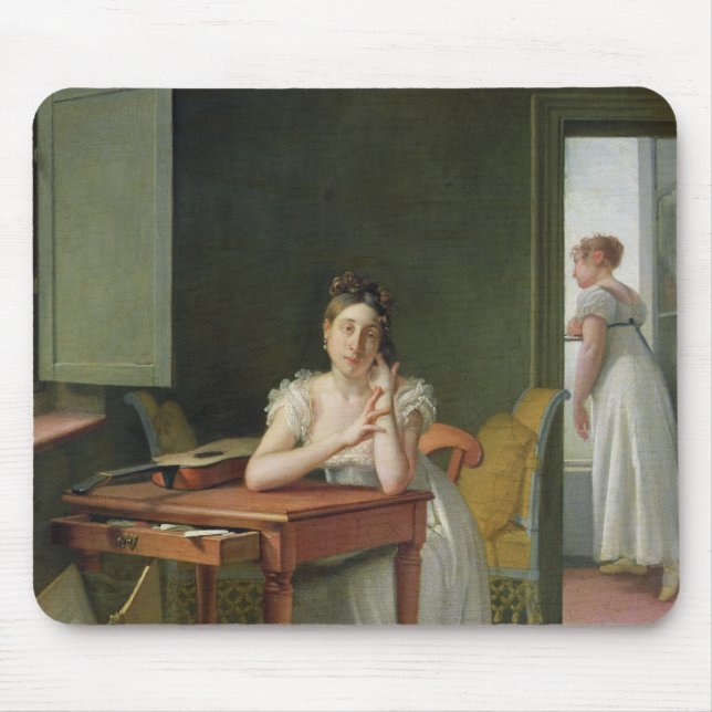 Porträt von Marceline Desbordes-Valmore Mousepad (Vorne)