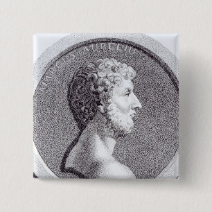 Porträt von Marcus Aurelius Button
