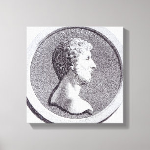 Porträt von Marcus Aurelius Leinwanddruck