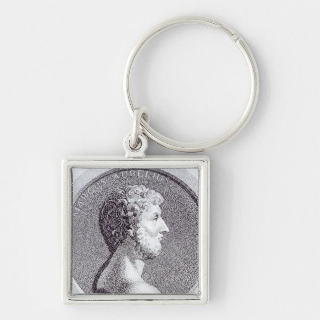 Porträt von Marcus Aurelius Schlüsselanhänger (Vorne)