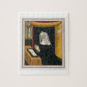 Porträt von Margaret Beaufort, Gräfin von Richmo Puzzle