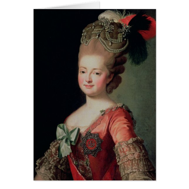 Porträt von Maria Fyodorovna (Vorne)