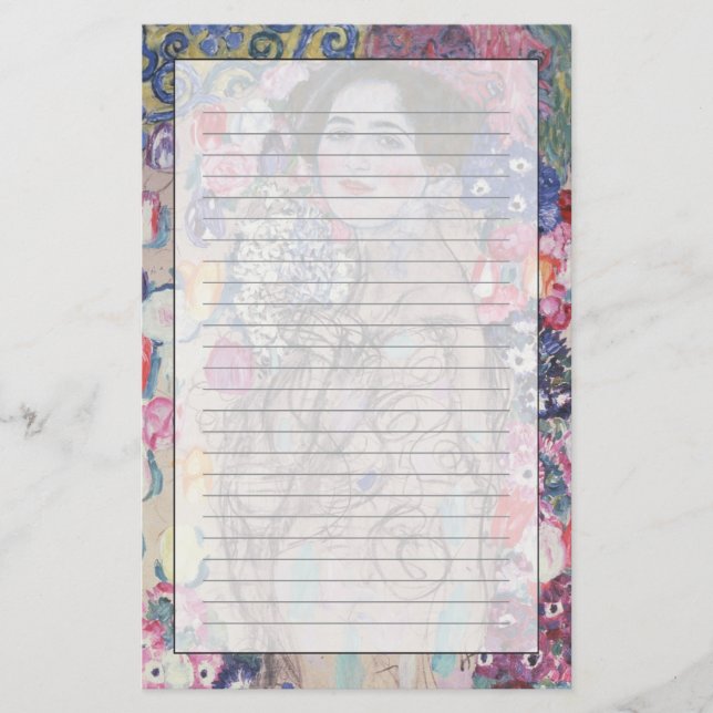 Porträt von Maria Munk Briefpapier (Vorderseite)