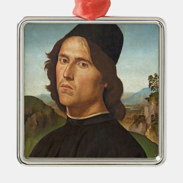 Porträt von Marianito Goya, Enkel des Künstlers Silbernes Ornament (Vorne)