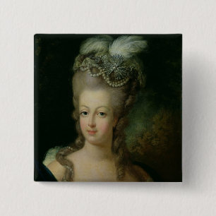Porträt von Marie-Antoinette Button