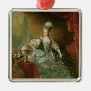 Porträt von Marie Antoinette Königin von Ornament Aus Metall