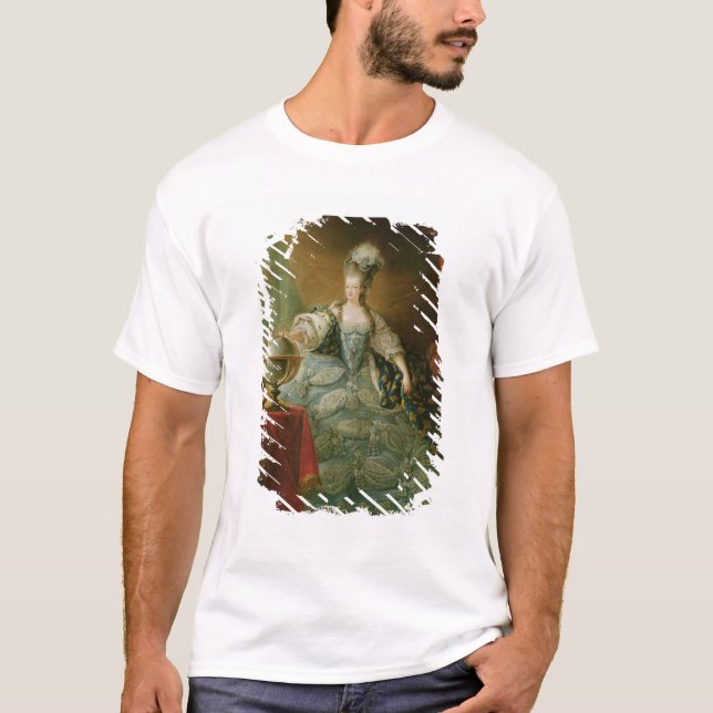 Porträt von Marie Antoinette Königin von T-Shirt (Vorderseite)