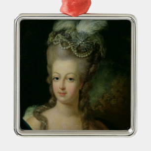 Porträt von Marie-Antoinette Ornament Aus Metall