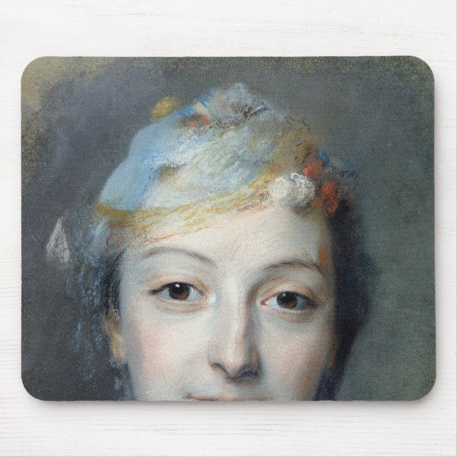 Porträt von Marie Fel 1757 Mousepad (Vorne)