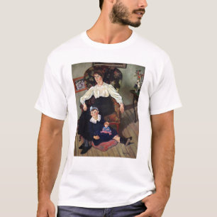 Porträt von Marie Koka und ihrer von Daughter, T-Shirt