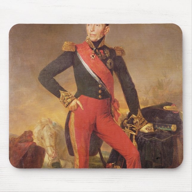 Porträt von Marquis Emmanuel de Grouchy Mousepad (Vorne)