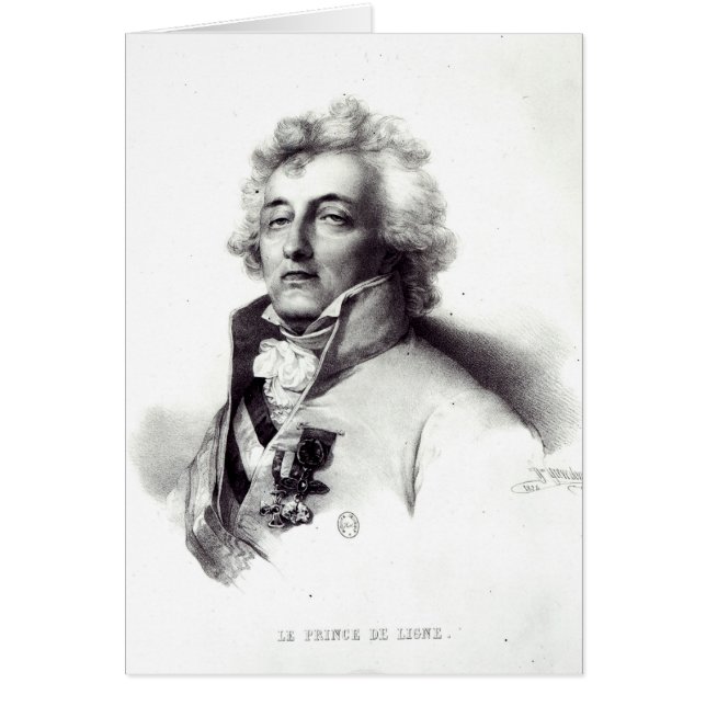 Porträt von Marschall Charles-Joseph Prinzen (Vorne)