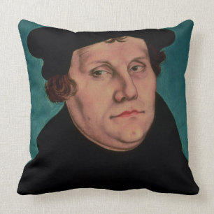 Porträt von Martin Luther, 1529 Kissen