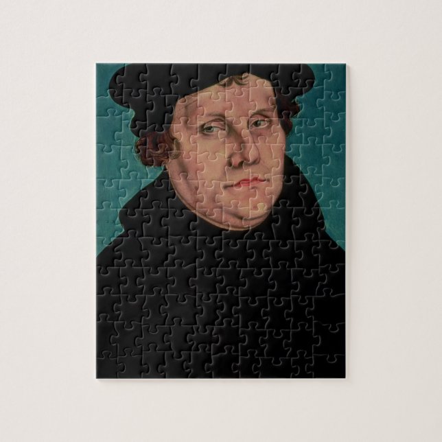 Porträt von Martin Luther, 1529 Puzzle (Vertikal)