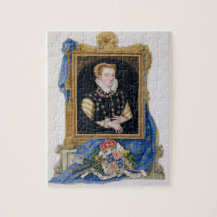Porträt von Mary-Königin der Schotten (1542-87) Puzzle