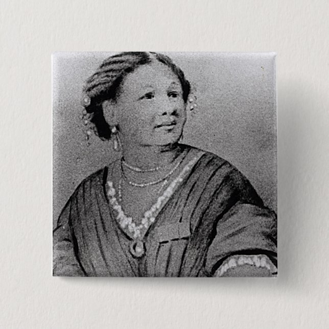 Porträt von Mary Seacole Button (Vorderseite)