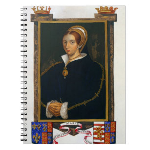 Porträt von Mary Tudor, 'von den Abhandlungen des Notizblock
