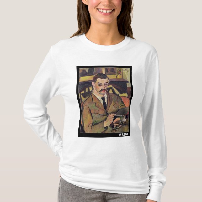 Porträt von Maurice Utrillo 1921 T-Shirt (Vorderseite)