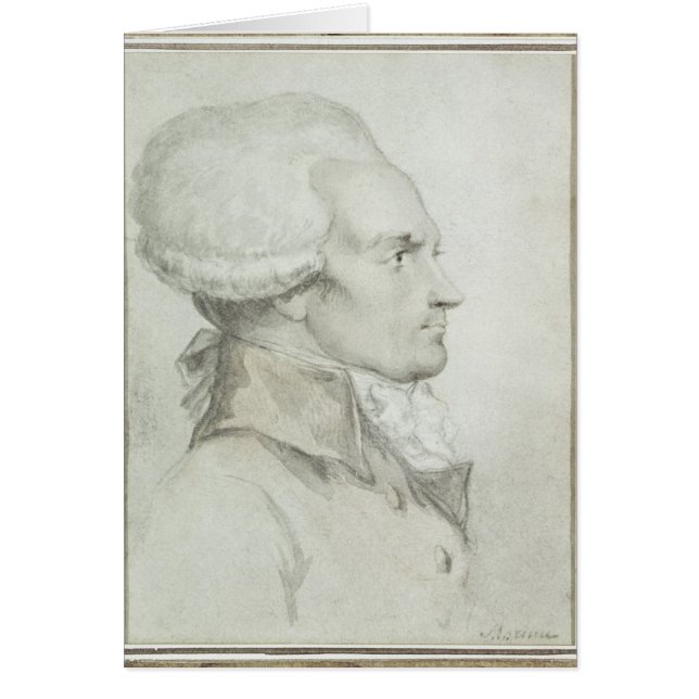 Porträt von Maximilien de Robespierre (Vorne)