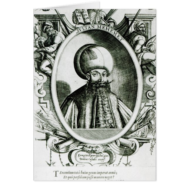 Porträt von Mehmet III (Vorne)