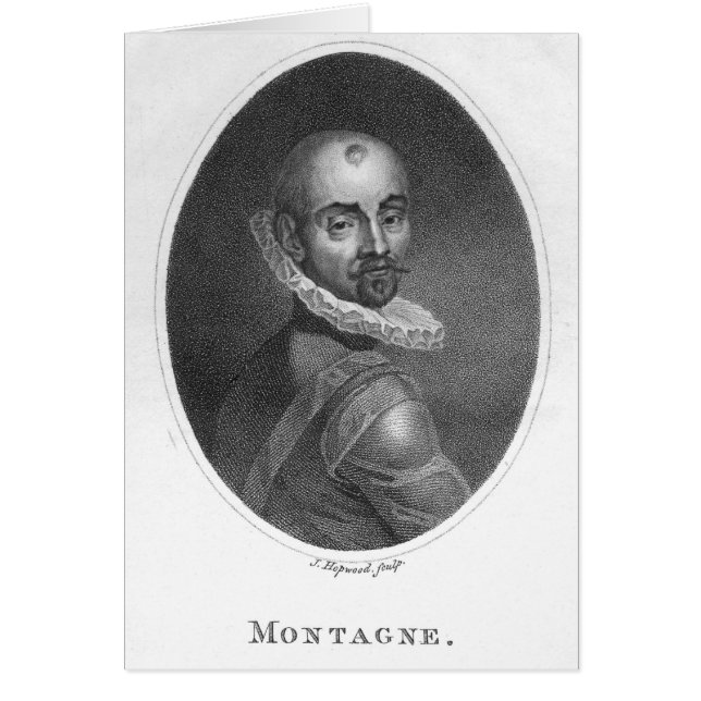 Porträt von Michel de Montaigne (Vorne)
