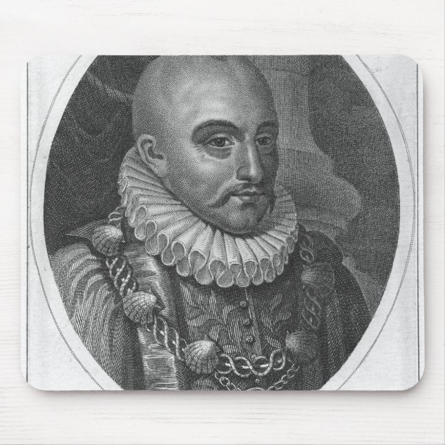 Porträt von Michel de Montaigne Mousepad (Vorne)