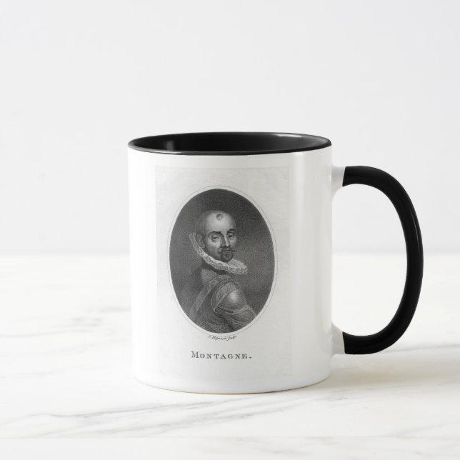 Porträt von Michel de Montaigne Tasse (Rechts)