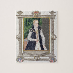 Porträt von Mildred Cooke, Dame Burghley von 'Mem Puzzle