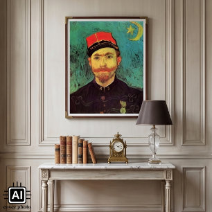 Porträt von Milliet, Der Liebhaber von Vincent van Poster