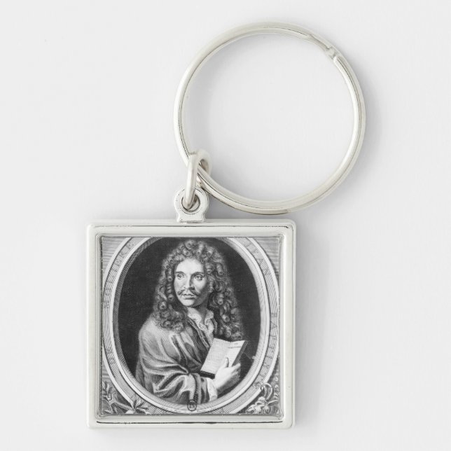 Porträt von Moliere Schlüsselanhänger (Vorne)